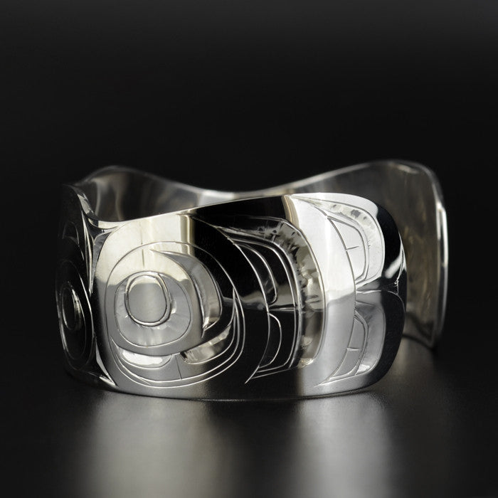 Raven and the Light - Silver Bracelet