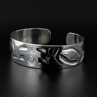 Ravens and the Light - Silver Bracelet