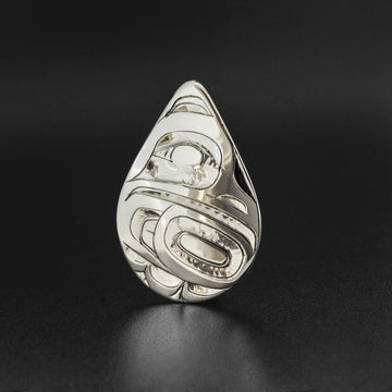 Raven - Silver Pendant