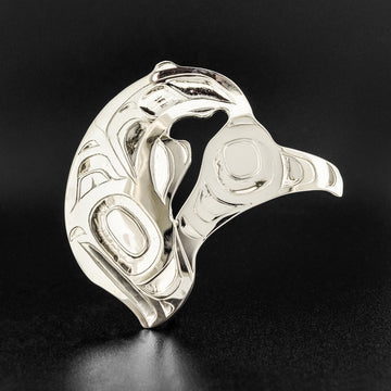 Salmon - Silver Pendant