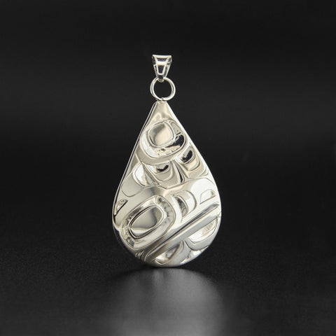 Raven - Silver Pendant