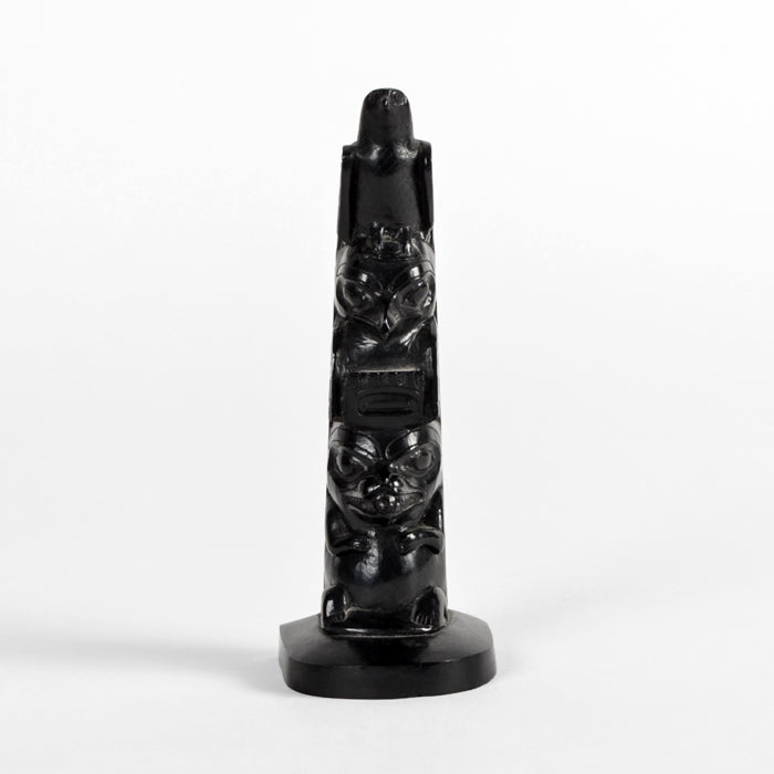 Eagle, Raven, Bear - Argillite Pole