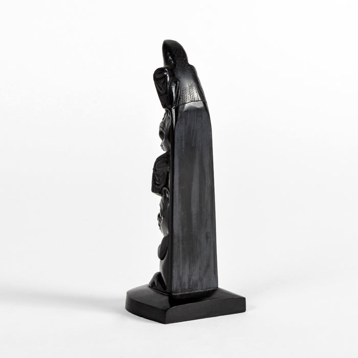Eagle, Raven, Bear - Argillite Pole