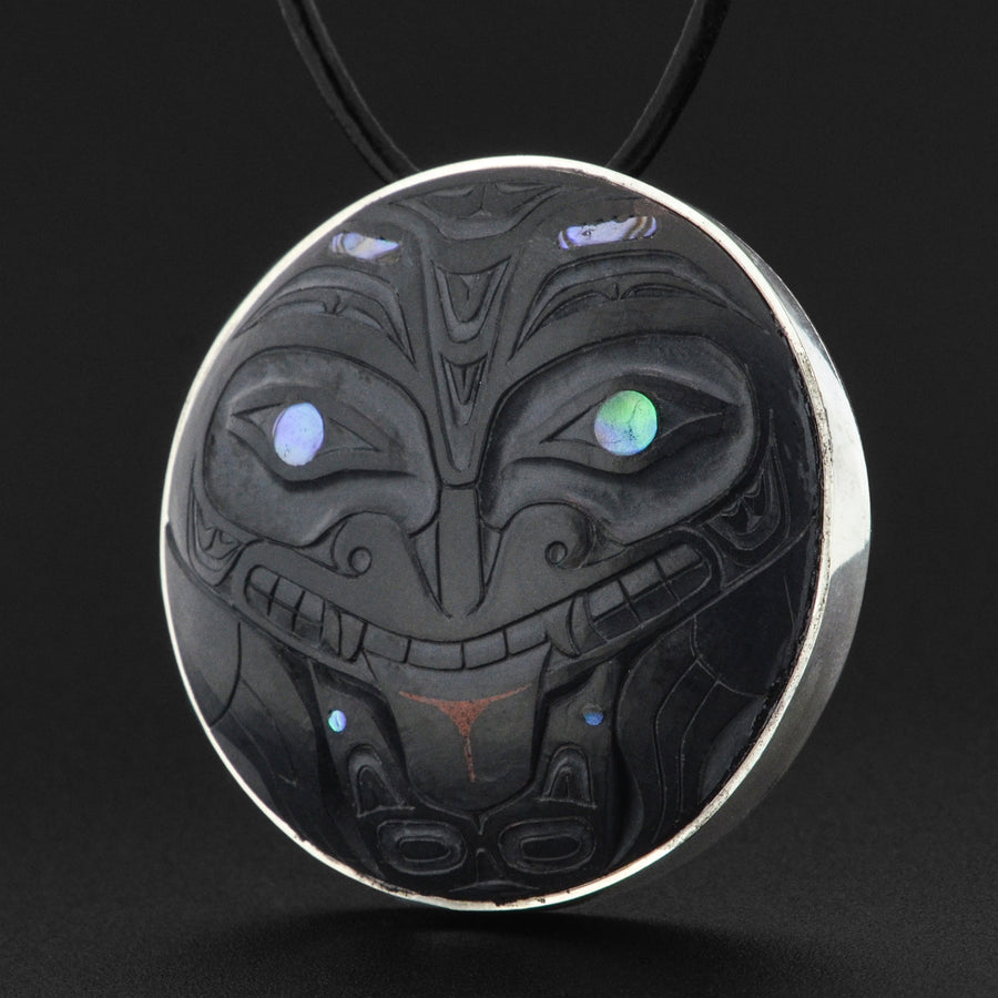 Wasco - Argillite Pendant with Abalone