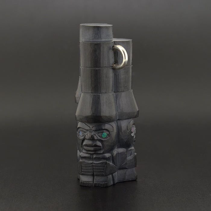 Three Watchmen - Argillite Pendant