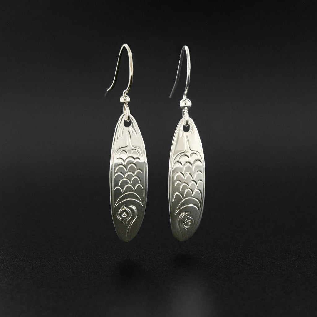 Herring - Silver Earrings
