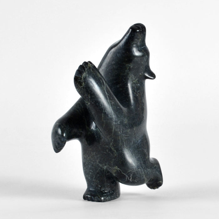 Dancing Bear - Stone Sculpture
