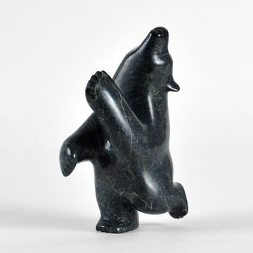 Dancing Bear - Stone Sculpture