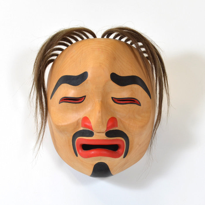 Mator Mask Mourning Mask - Alder Mask – Lattimer Gallery