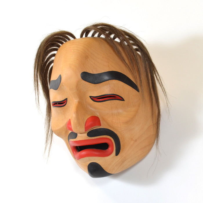 Mator Mask Mourning Mask - Alder Mask – Lattimer Gallery