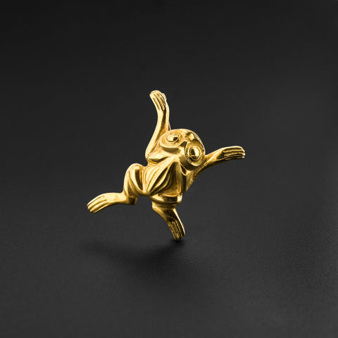 Frog - Limited Edition 18k Gold Brooch