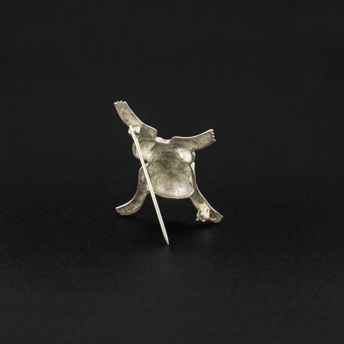 Frog - Silver Brooch