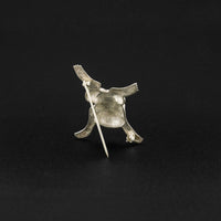 Frog - Silver Brooch