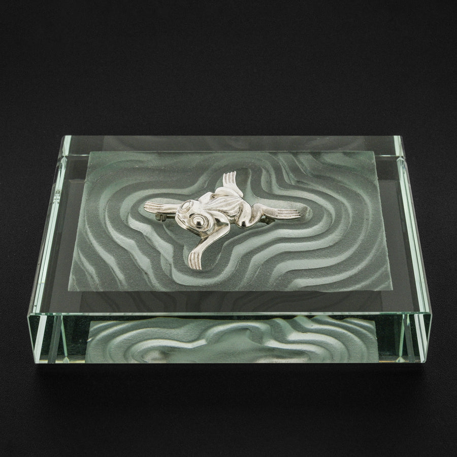 Frog - Silver Brooch