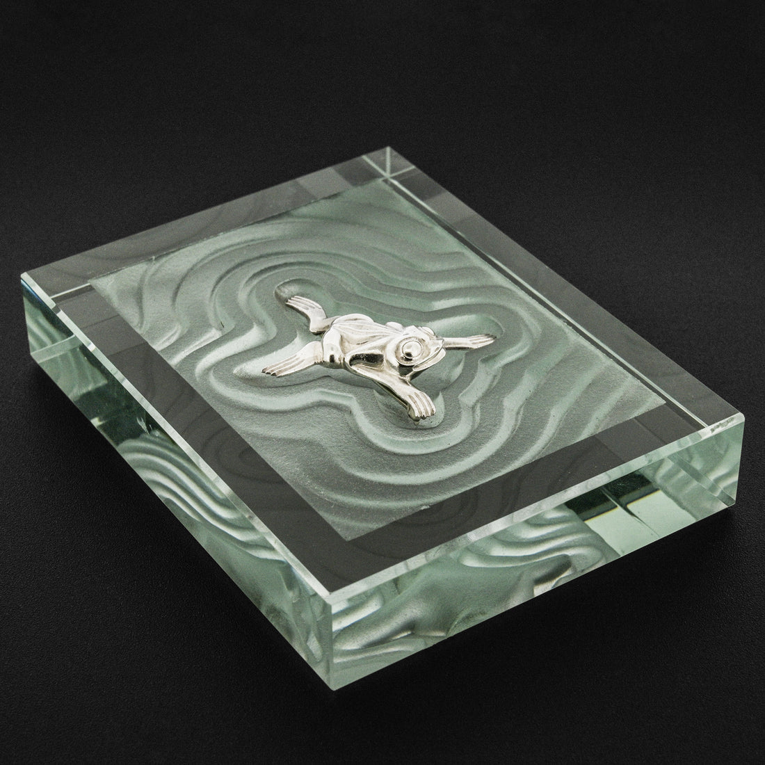 Frog - Silver Brooch