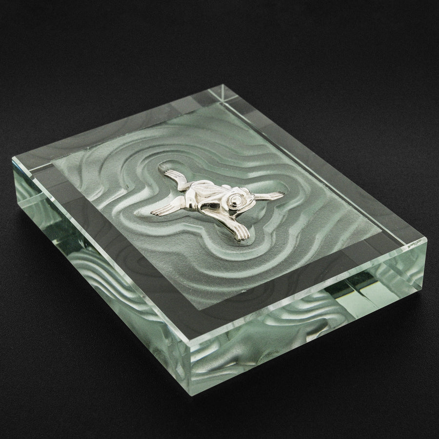 Frog - Silver Brooch