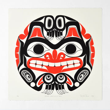 Haida Grizzly Drum - Limited Edition Print