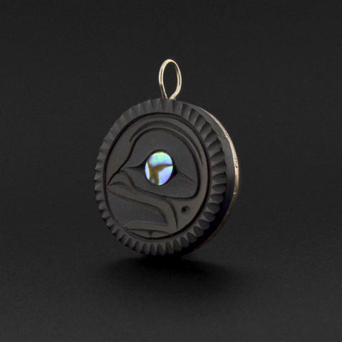 Moon - Argillite Pendant