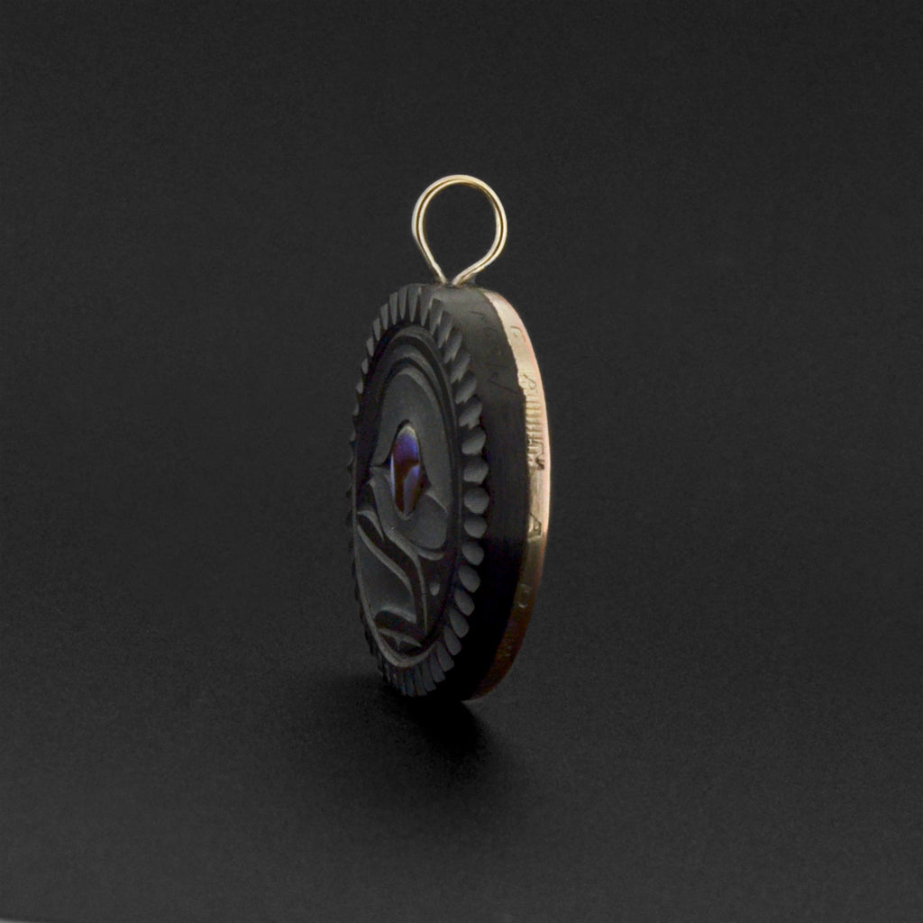 Moon - Argillite Pendant