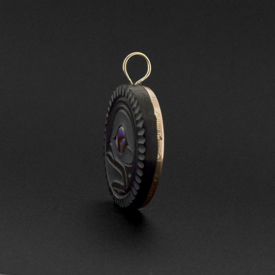 Moon - Argillite Pendant