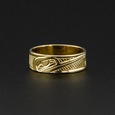 Hummingbird - 14k Gold Ring