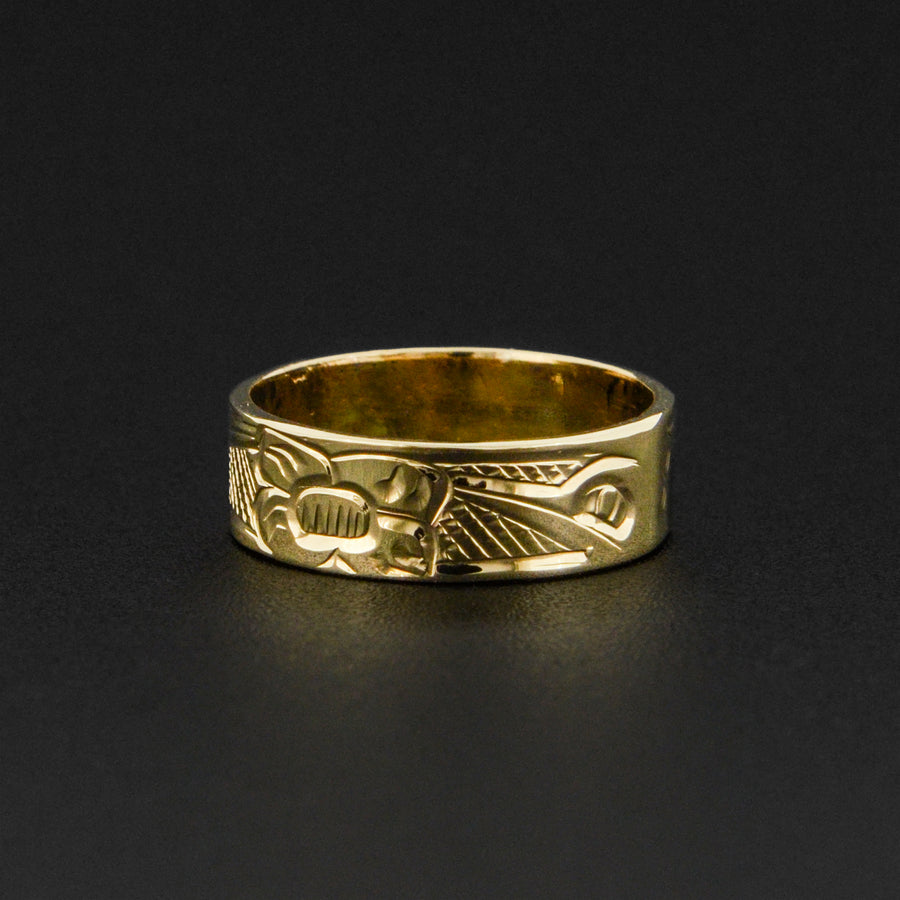 Hummingbird - 14k Gold Ring