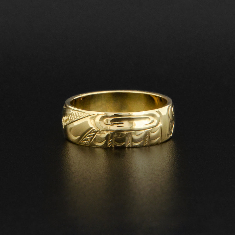 Hummingbird - 14k Gold Ring