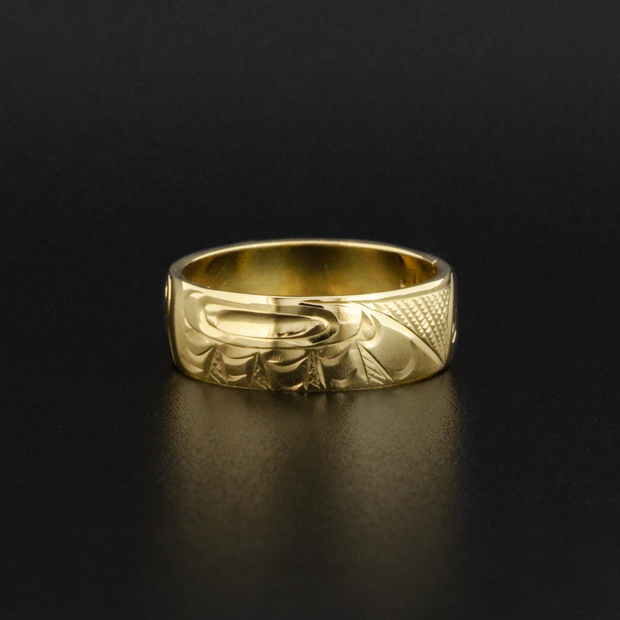 Hummingbird - 14k Gold Ring