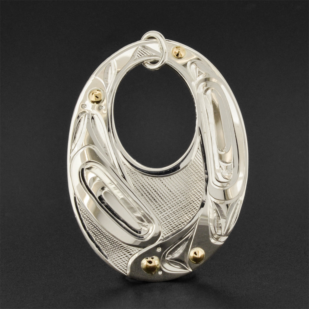 Abstract - Silver with 14k Gold
