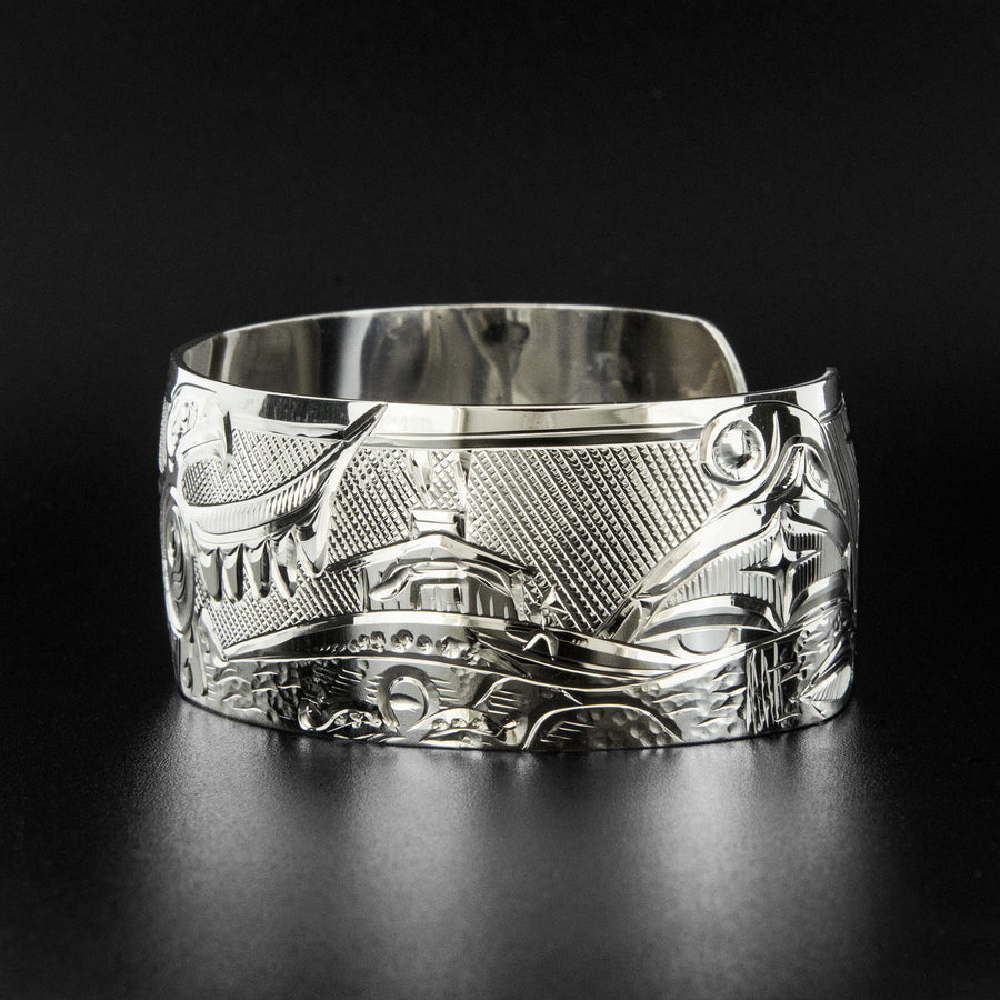 A Day in the Life - Silver Bracelet