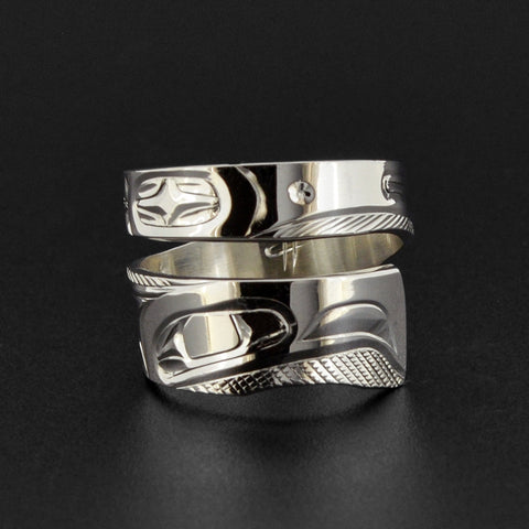 Eagle - Silver Wrap Ring