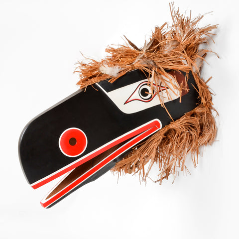 Raven - Red Cedar Mask