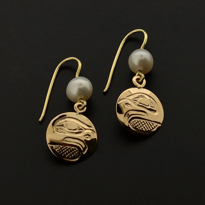 Eagles - 14k Gold Earrings