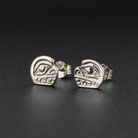 Various Designs - 1/4" Figurative Silver Studs
