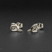 Various Designs - 1/4" Figurative Silver Studs