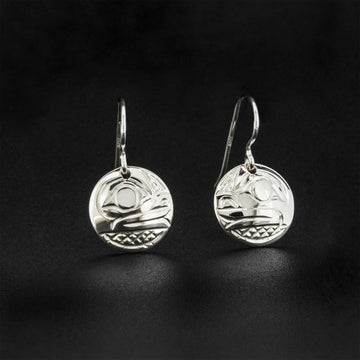 Frog - Silver Earrings