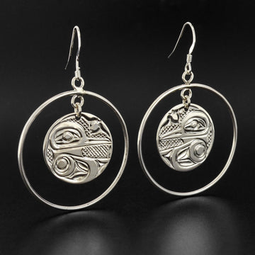 Hummingbird - Silver Earrings
