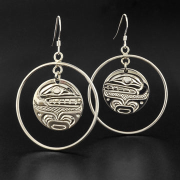 Killerwhale - Silver Earrings