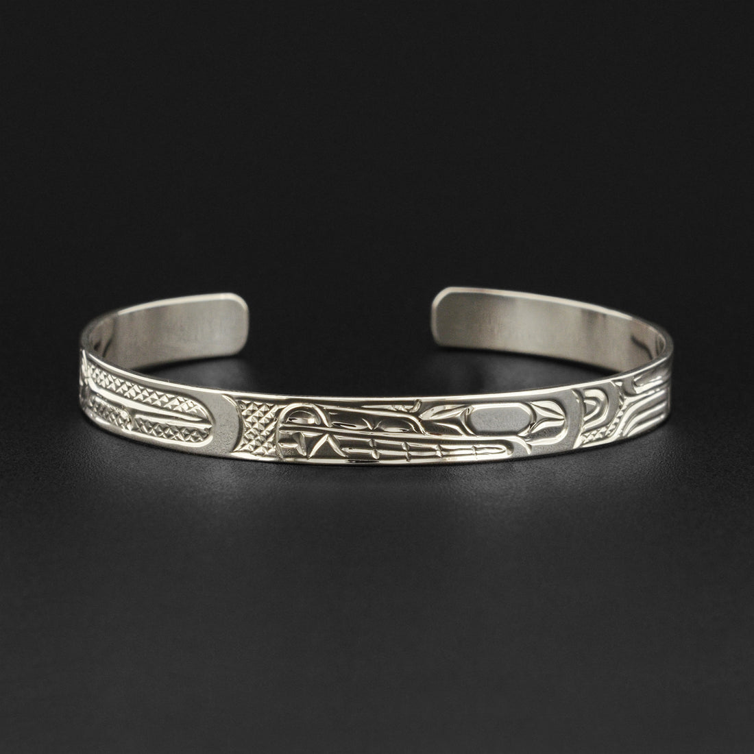 Various Designs - 1/4" Wide Silver Bracelet