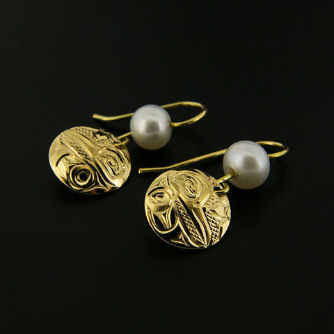 Hummingbirds - 14k Gold Earrings