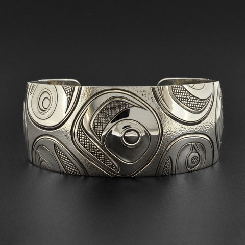 Salmon Troutheads - Silver Bracelet