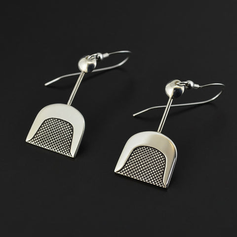 Abstract - Silver Earrings