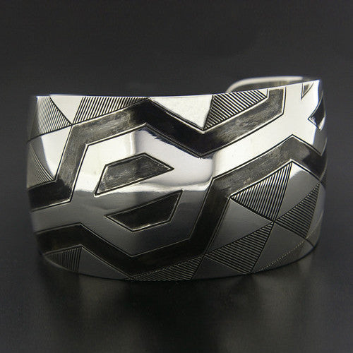 Butterflies in the Berry Patch - Silver Bracelet