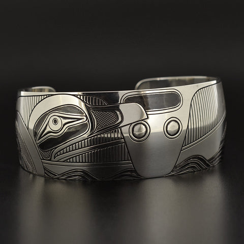 Raven Traveller - Silver Bracelet