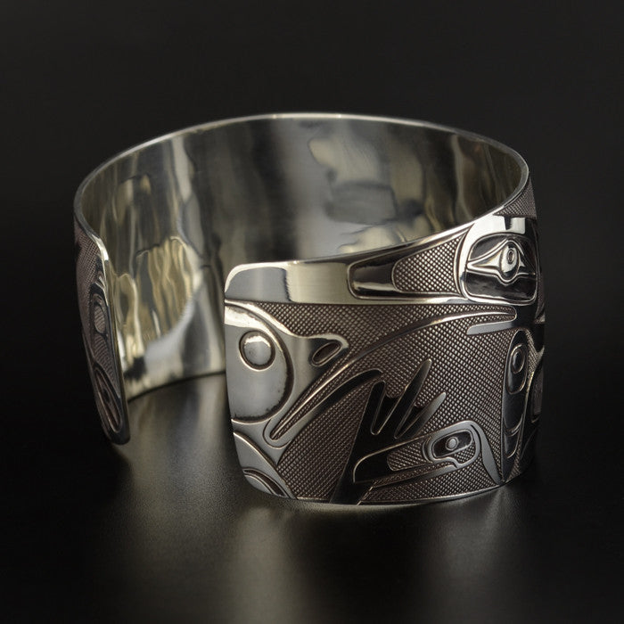Panel Pipe Design - Silver Bracelet