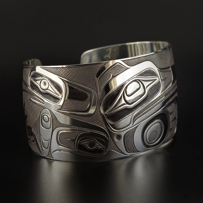 Panel Pipe Design - Silver Bracelet
