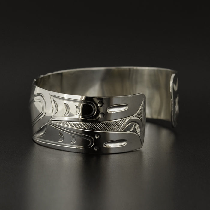 Eagle - Silver Bracelet with 14k Gold