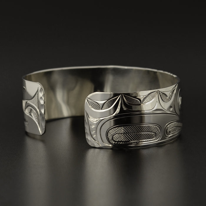 Eagle - Silver Bracelet with 14k Gold