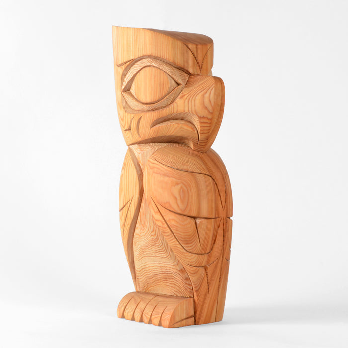 Owl - Yellow Cedar Carving