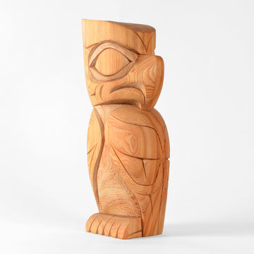 Owl - Yellow Cedar Carving